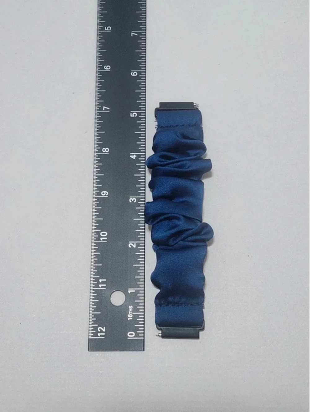 Scrunchies Watch Band for 20mm Compatible with Samsung7, 6, 5, 4  Color:NavyBlue